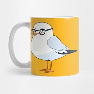 Seagull with Glasses Mug